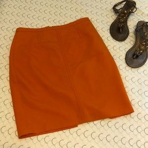 Ann Taylor tangerine skirt !! 🍊